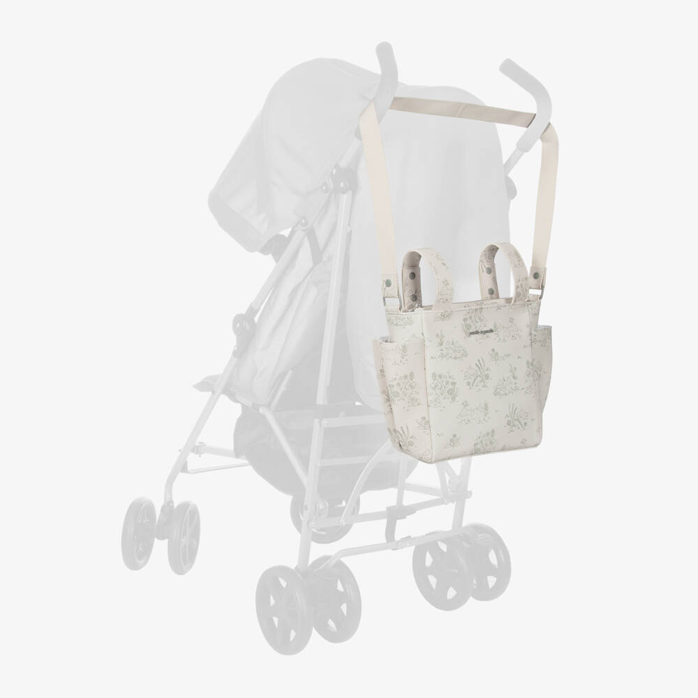 Pasito a Pasito-Ivory Forest Animal Changing Bag (38cm) | Childrensalon Outlet