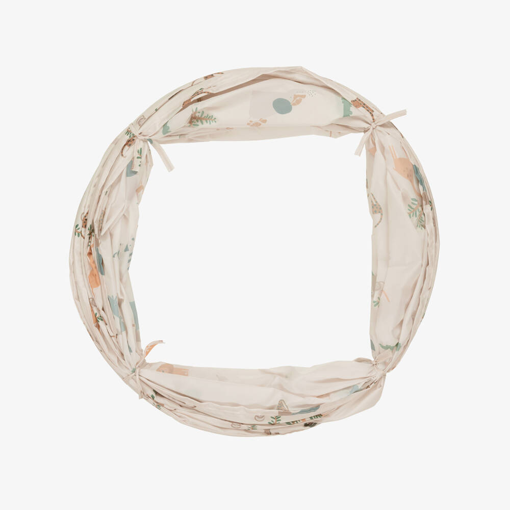 Liewood-Ivory Jungle Animal Pop-Up Playtime Tunnel (120cm) | Childrensalon Outlet