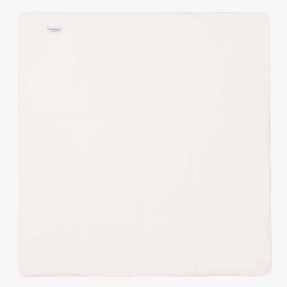 Emporio Armani-Ivory & Pink Blanket (74cm) | Childrensalon Outlet