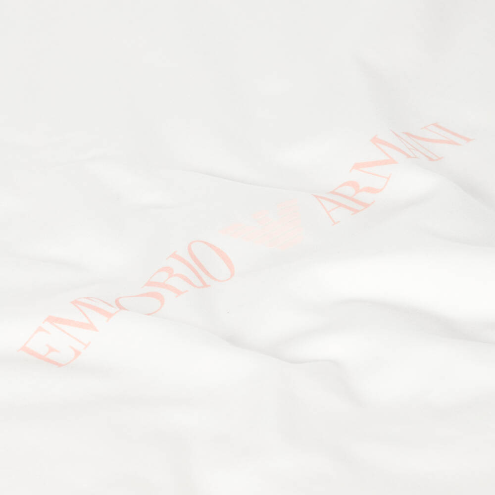 Emporio Armani-Ivory & Pink Blanket (74cm) | Childrensalon Outlet