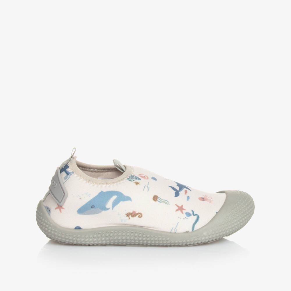 Liewood-Ivory Sea Creature Aqua Shoes | Childrensalon Outlet