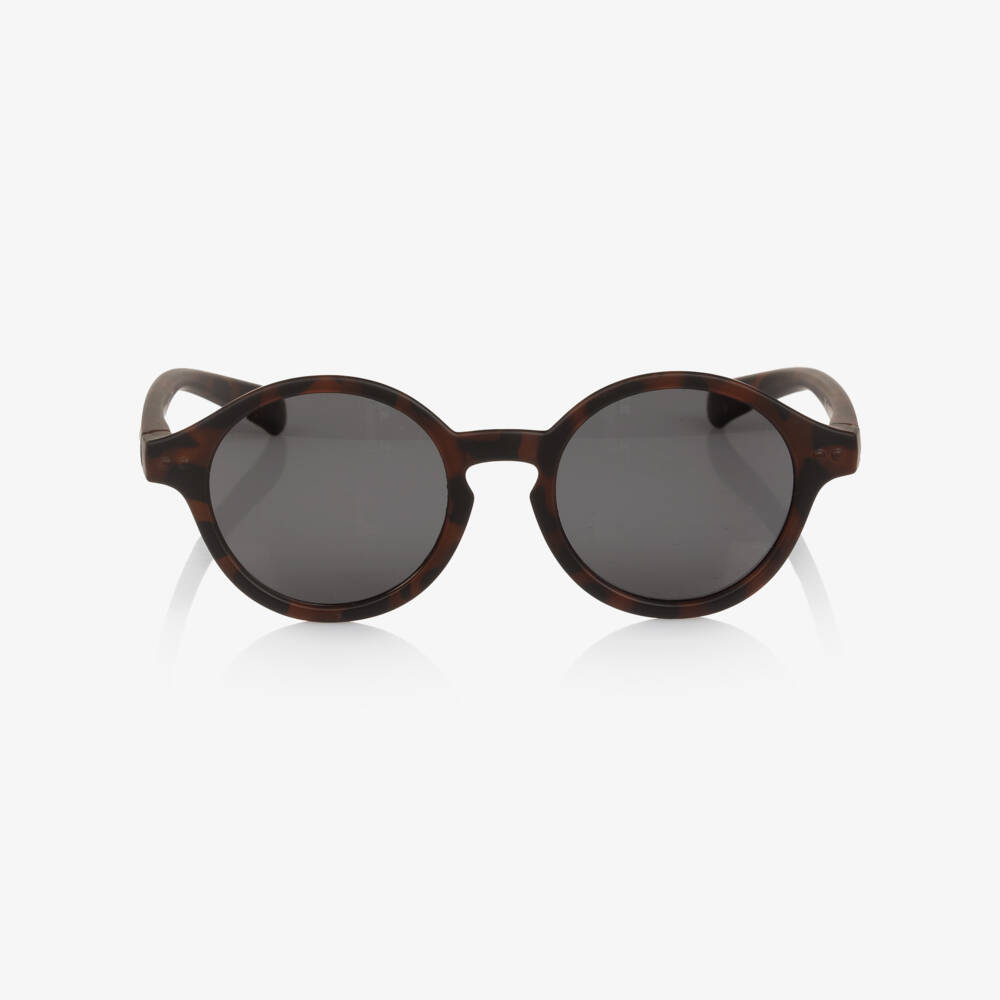 IZIPIZI-Brown Faux Tortoiseshell UV Protective Sunglasses | Childrensalon Outlet