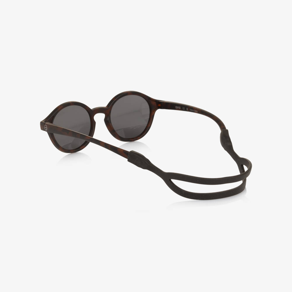 IZIPIZI-Brown Faux Tortoiseshell UV Protective Sunglasses | Childrensalon Outlet