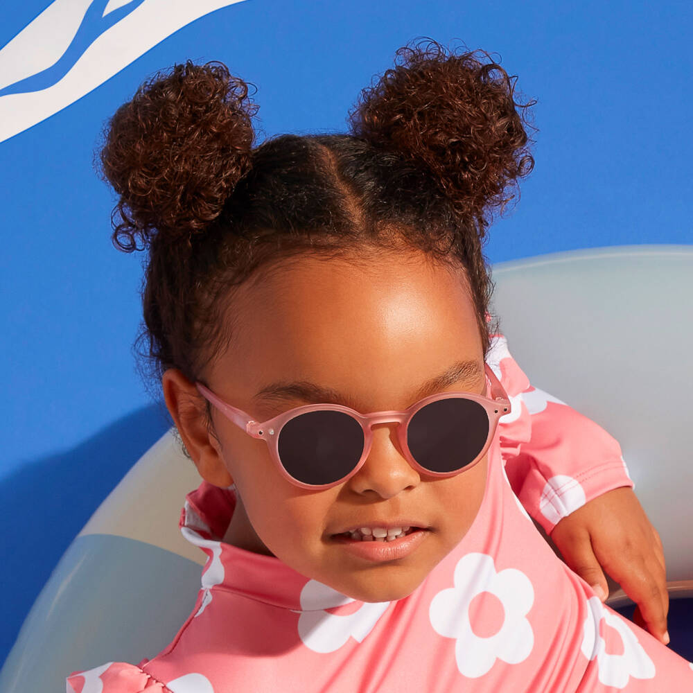 IZIPIZI-Girls Pink UV Protective Sunglasses | Childrensalon Outlet