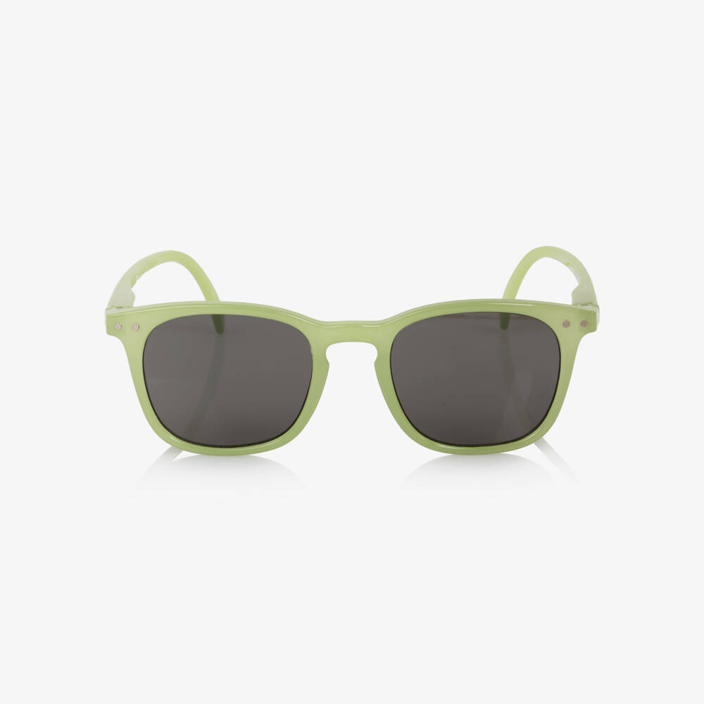 IZIPIZI-Junior Green UV Protective Sunglasses | Childrensalon Outlet