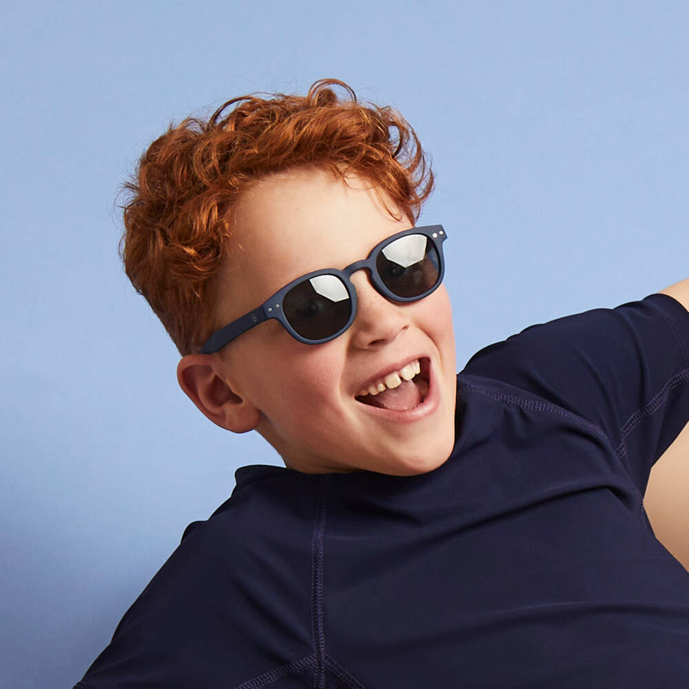 IZIPIZI-Navy Blue UV Protective Sunglasses | Childrensalon Outlet