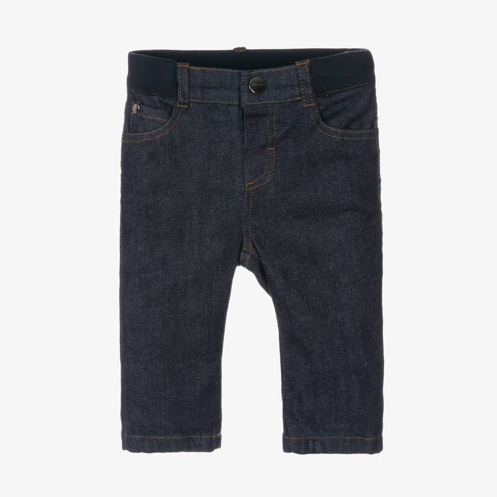 Jacadi Paris - Baby Boys Blue Denim Jeans | Childrensalon
