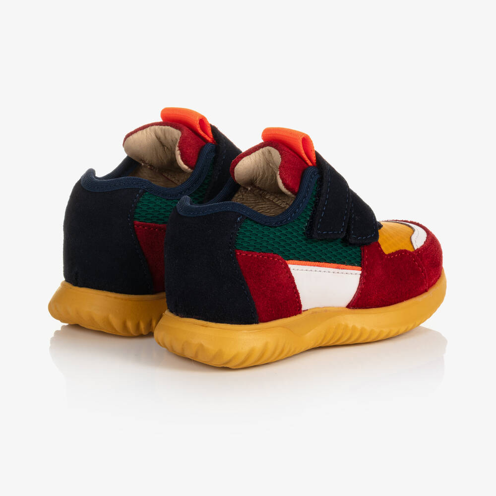 Jacadi Paris-ترينرز شامواه لون كحلي وأحمر للمواليد | Childrensalon Outlet