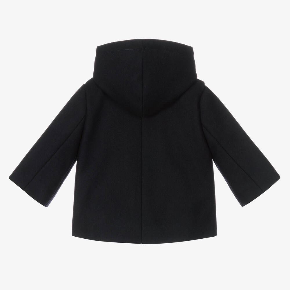 Jacadi Paris-Синий шерстяной дафлкот для малышей | Childrensalon Outlet