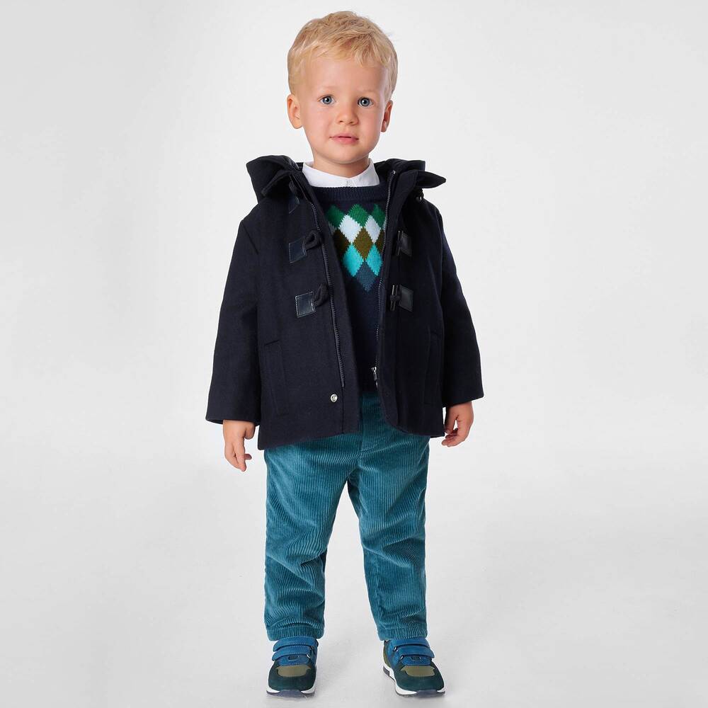 Baby boy outlet blue duffle coat