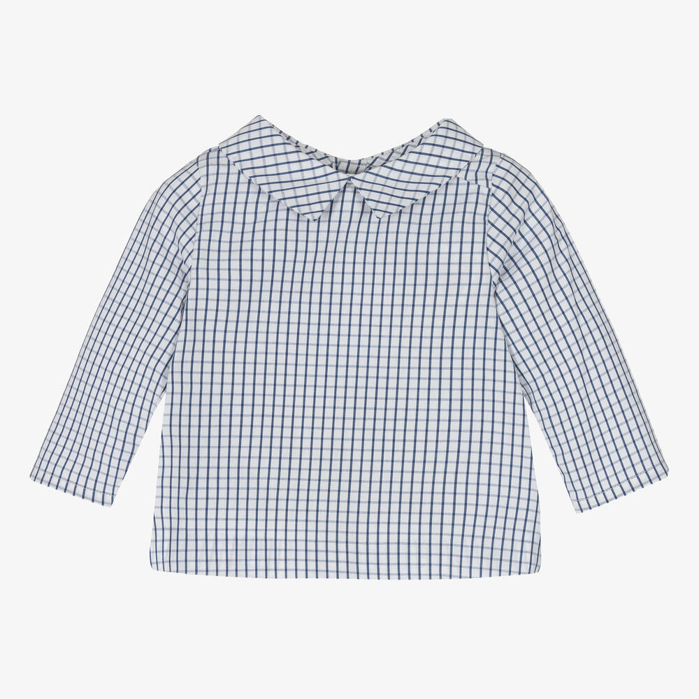 Jacadi Paris - Chemise blanche à carreaux bébé | Childrensalon