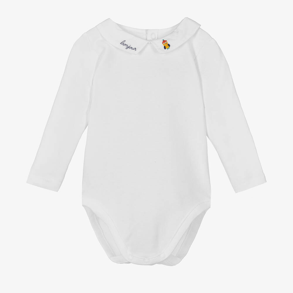 Jacadi Paris - Body blanc en coton bébé garçon | Childrensalon