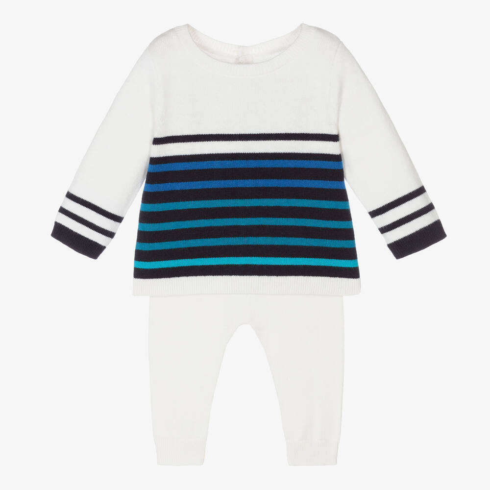 Jacadi Paris - Baby Boys Wool Knit Trouser Set | Childrensalon