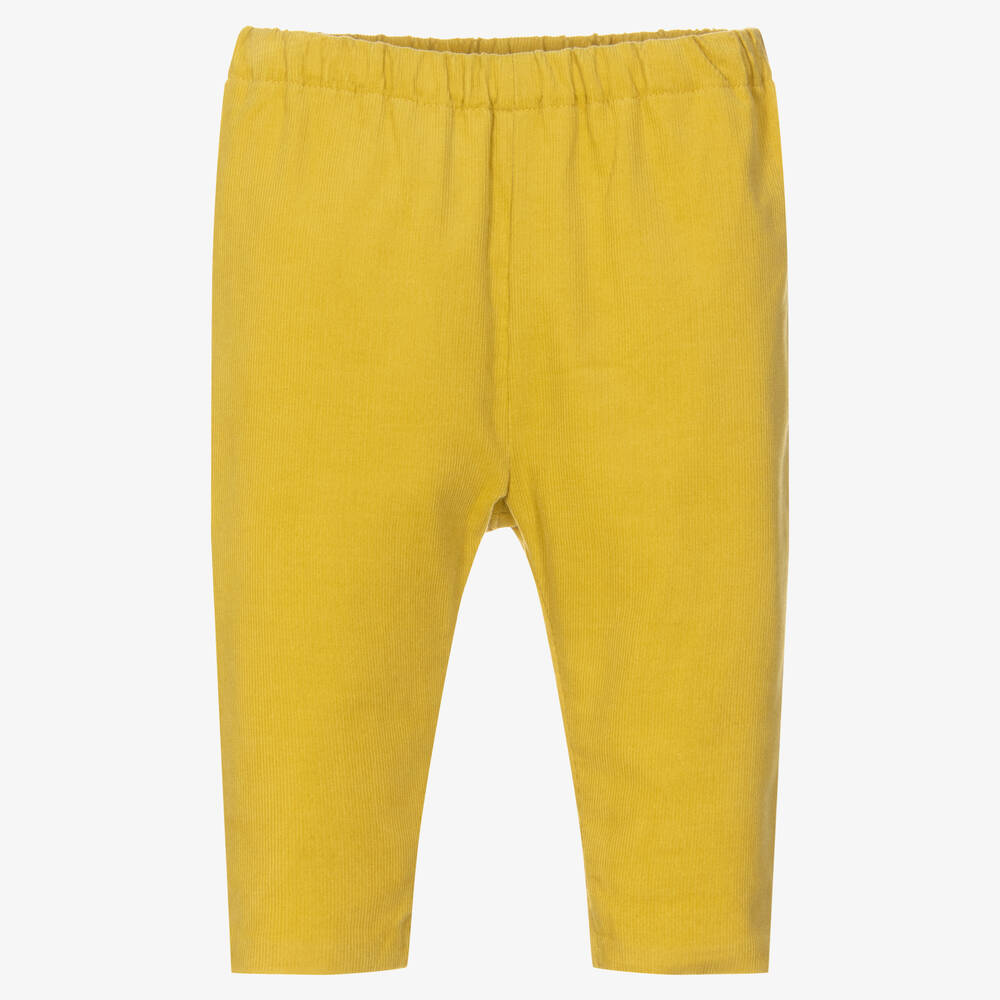 Jacadi Paris - Pantalon jaune velours bébé garçon | Childrensalon