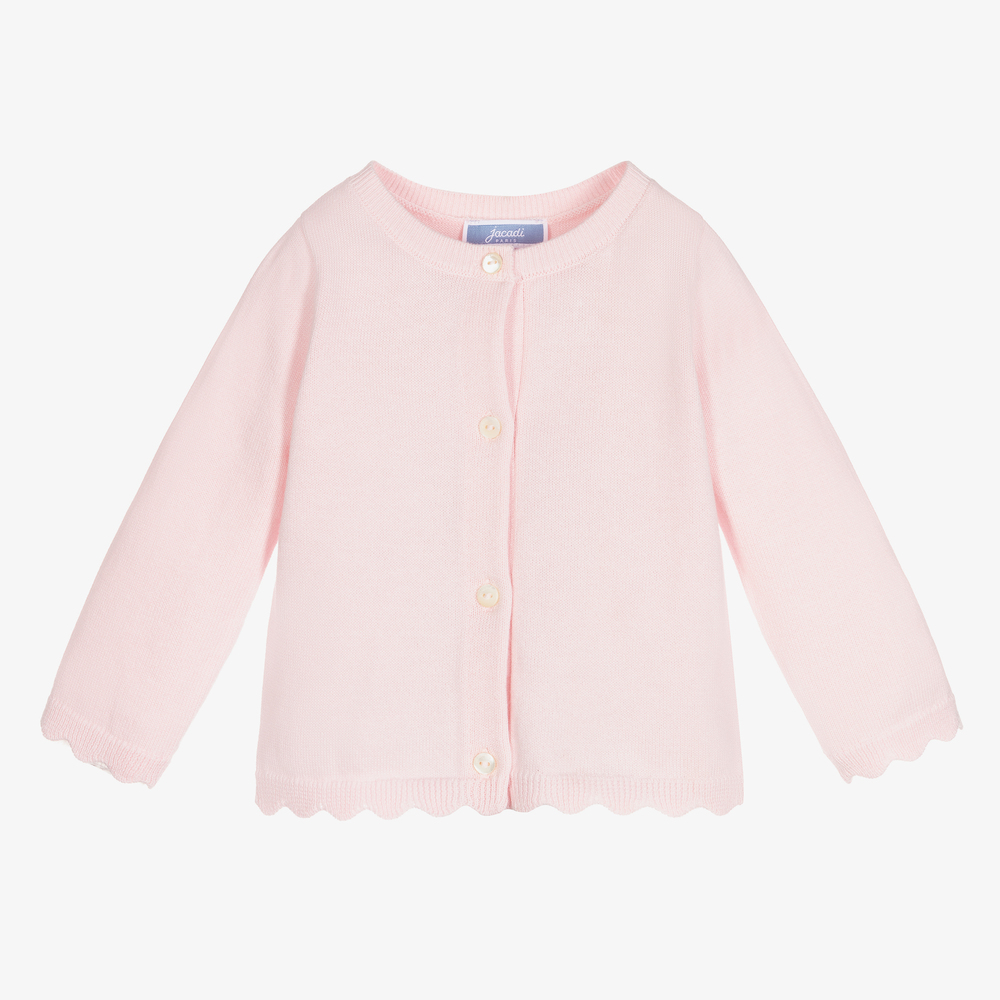 Jacadi Paris - Розовый кардиган для малышек | Childrensalon