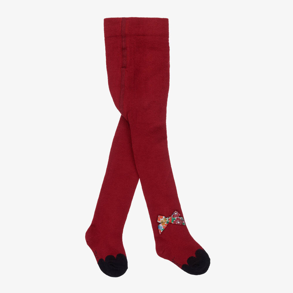 Jacadi Paris - Collants rouges Liberty bébé | Childrensalon