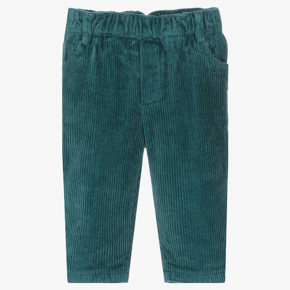 Jacadi Paris - Boys Blue Corduroy Trousers | Childrensalon