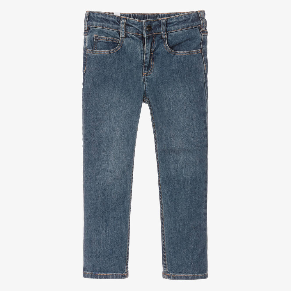 Jacadi Paris - Синие прямые джинсы для мальчиков | Childrensalon