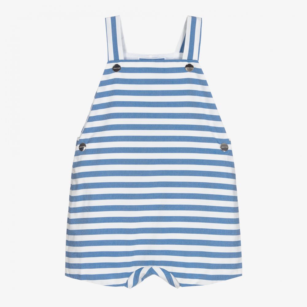 Jacadi Paris-Boys Blue Striped Shortie | Childrensalon Outlet