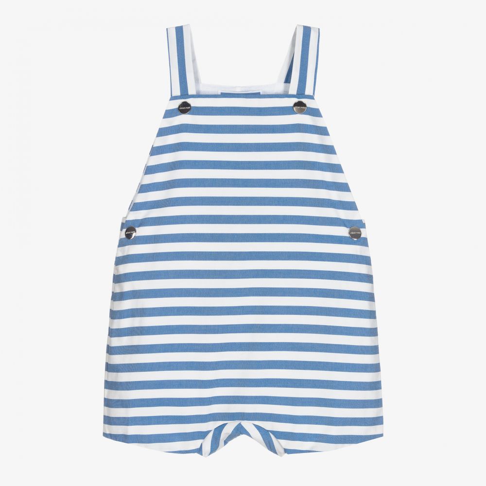 Jacadi Paris - Barboteuse bleue rayée Garçon | Childrensalon