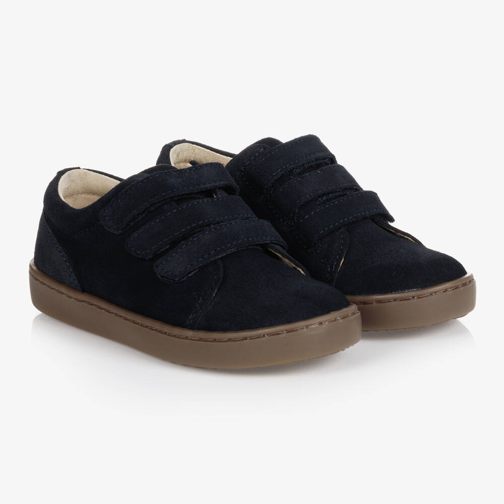 Jacadi Paris - Navyblaue Wildleder-Sneakers (J) | Childrensalon
