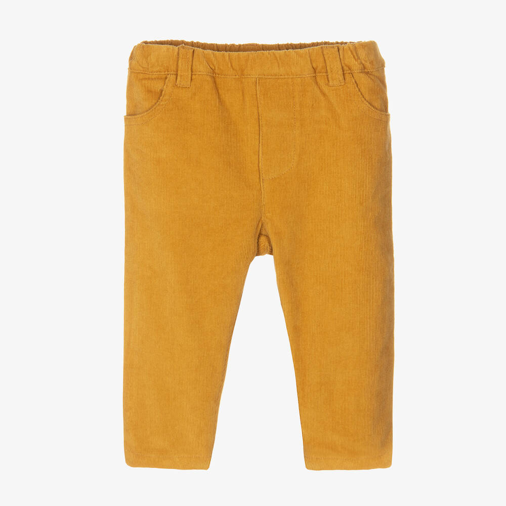 Jacadi Paris - Boys Yellow Corduroy Trousers | Childrensalon