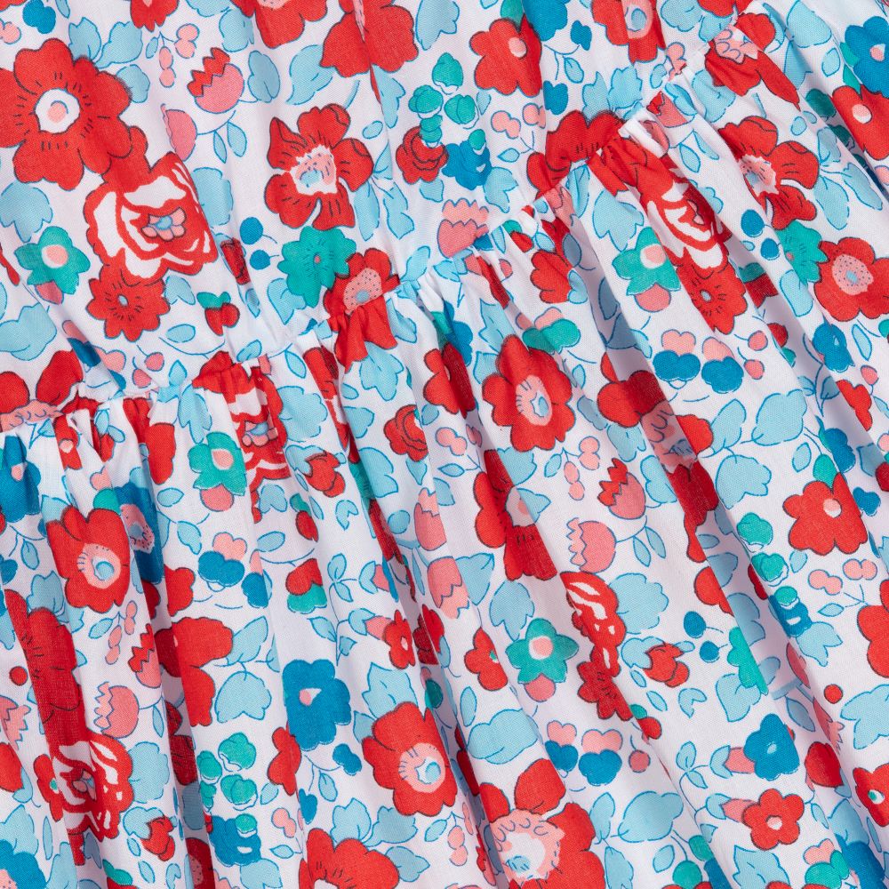 Robe jacadi liberty best sale bleu