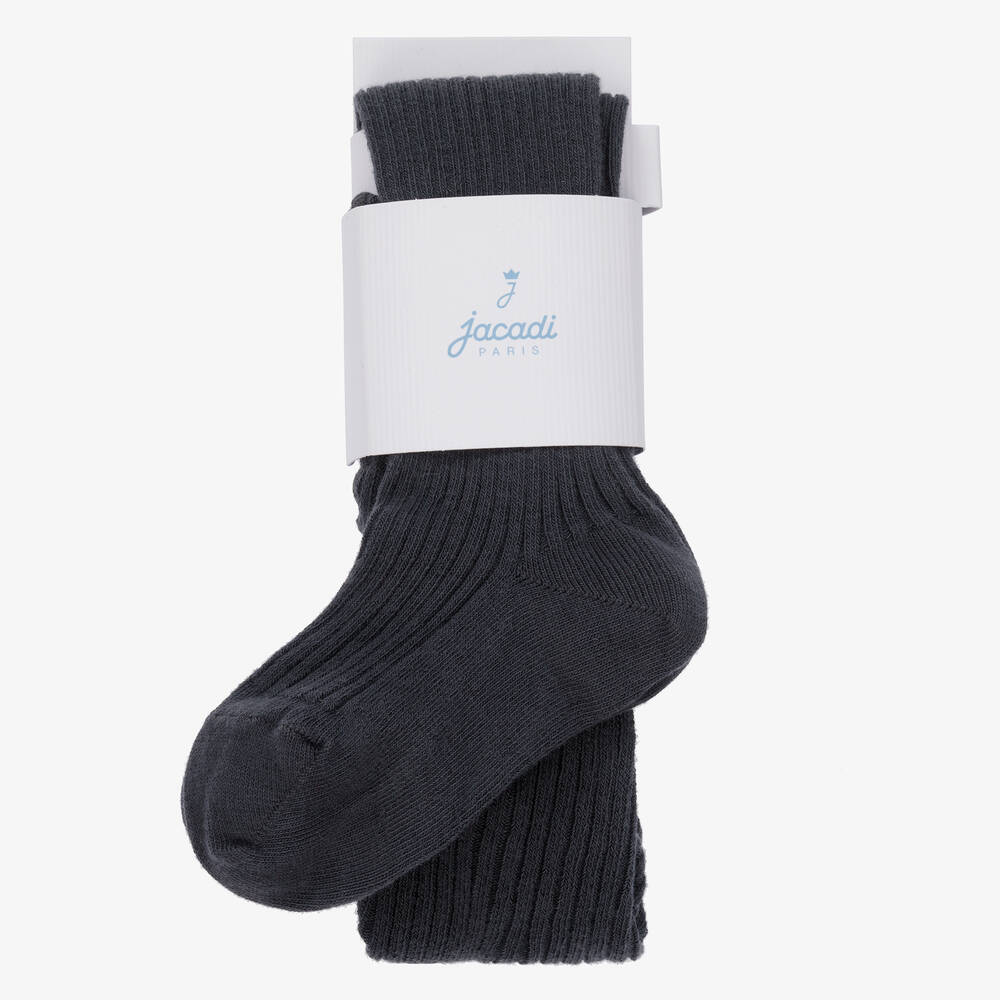 Jacadi Paris-Серые хлопковые колготки | Childrensalon Outlet