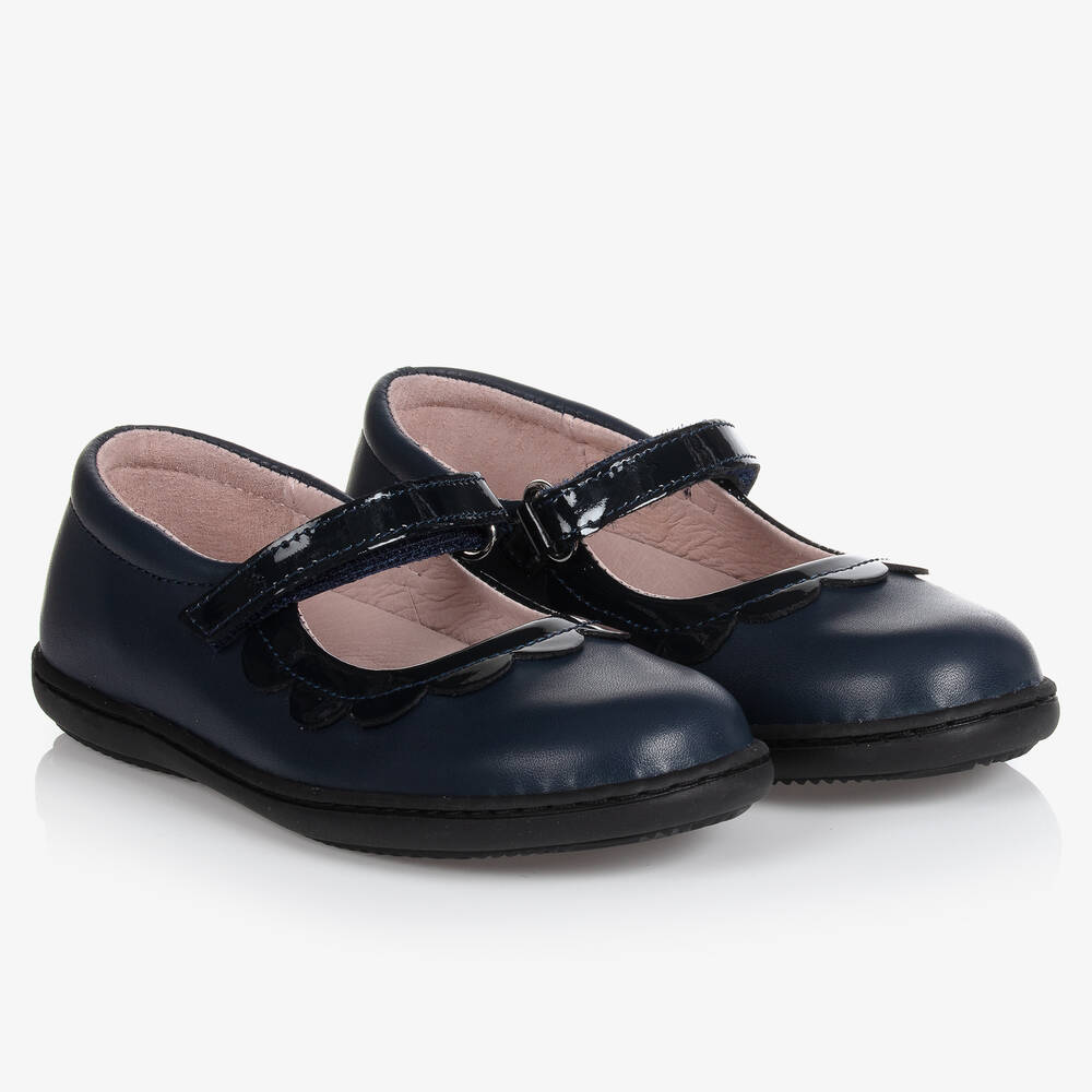 Jacadi Paris - Girls Navy Blue Shoes | Childrensalon