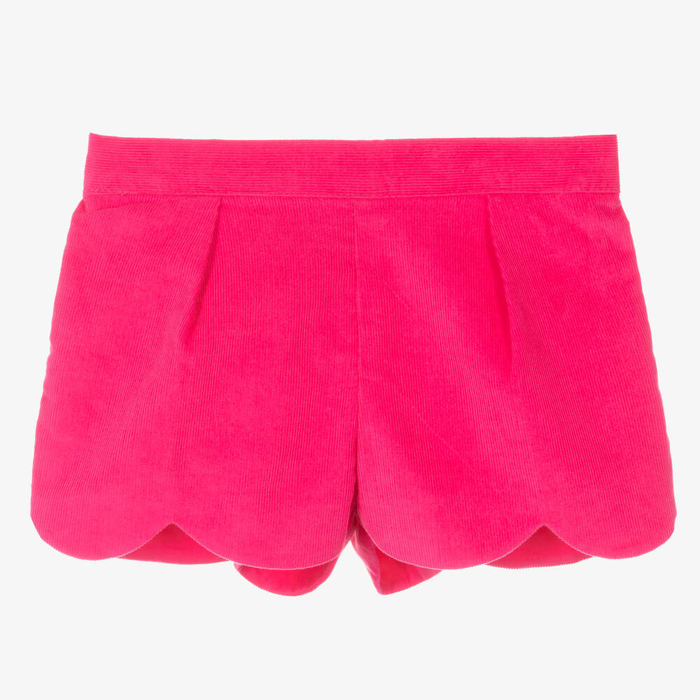 Jacadi Paris - Розовые вельветовые шорты для девочек | Childrensalon