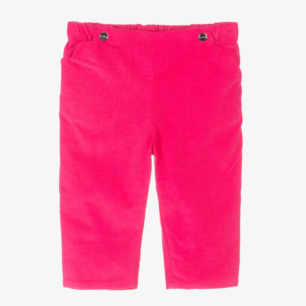 Jacadi Paris - Girls Pink Cord Trousers | Childrensalon