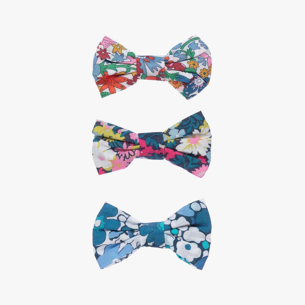 Jacadi Paris - Barrettes à nœud Liberty (x 3) | Childrensalon