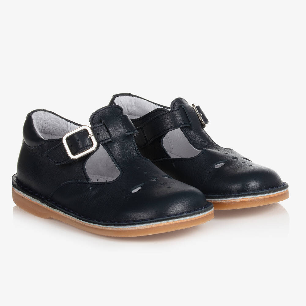 Jacadi Paris - Navyblaue Lederschuhe | Childrensalon