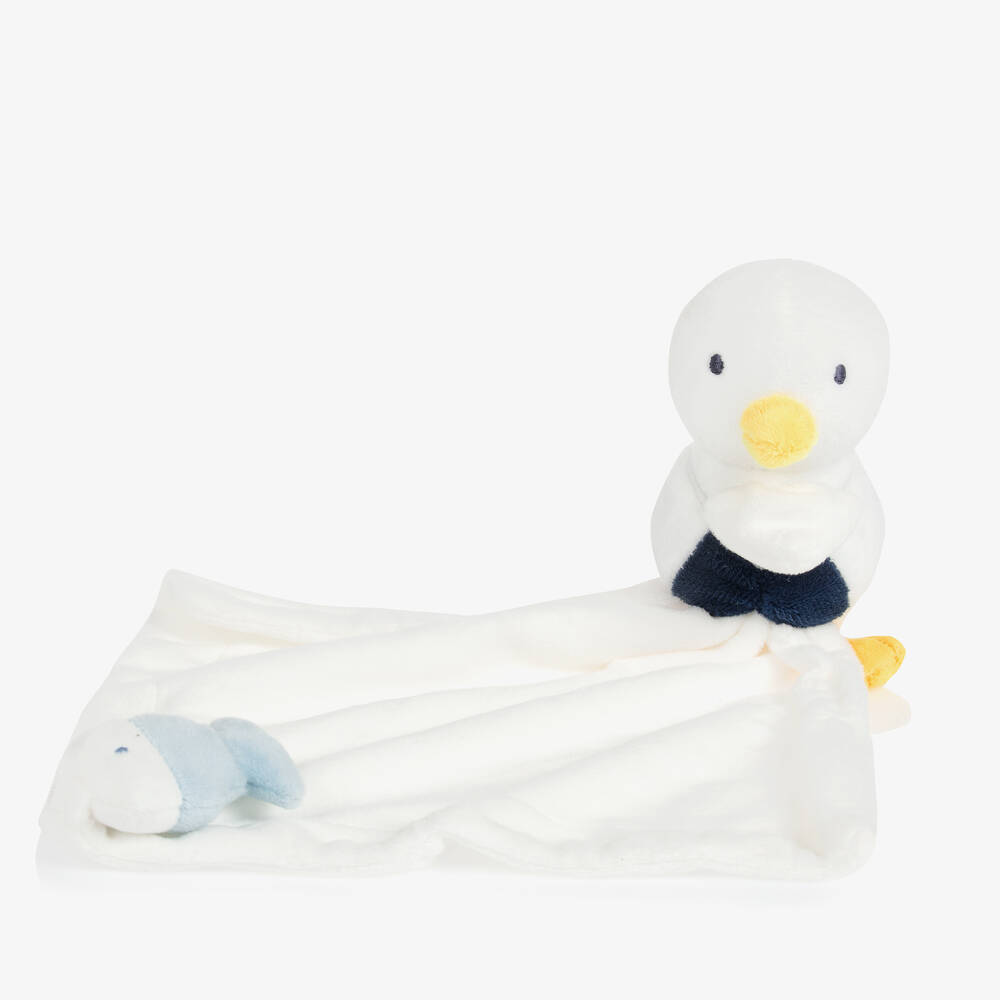 Jacadi Paris - دودو نورس قطيفة لون أبيض للمواليد (42 سم) | Childrensalon