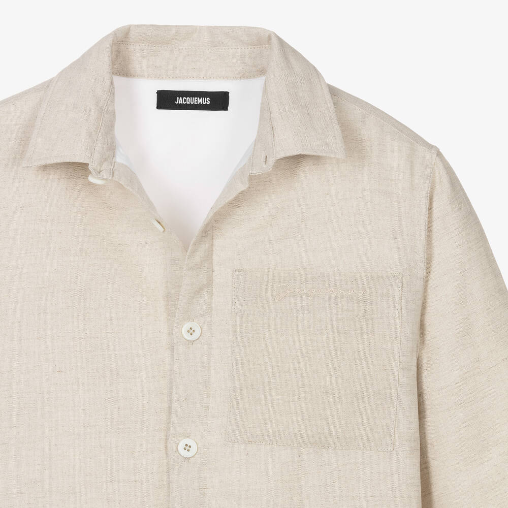 【23AW NEW】JACQUEMUS_man / ジャケット / Beige DarkNavy The Marino jacket by JACQUEMUS | Official website