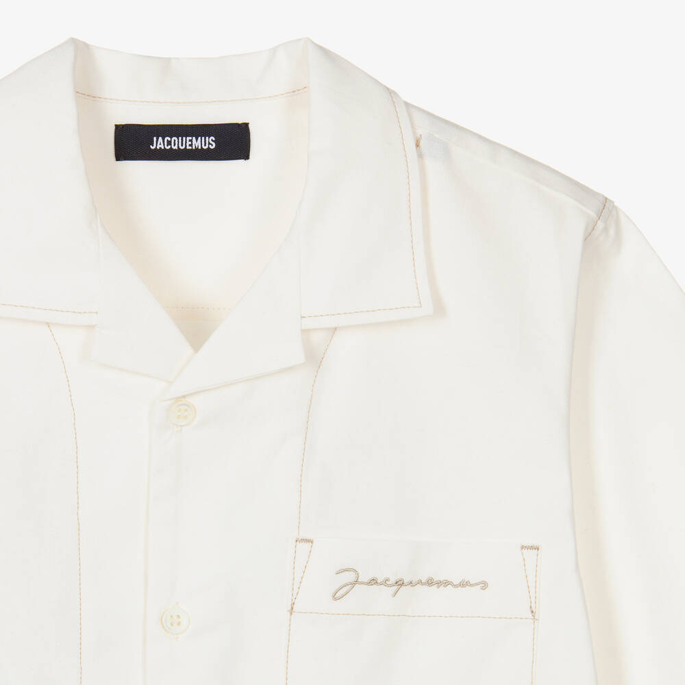 jacquemus パフスリーブ シャツ ホワイト