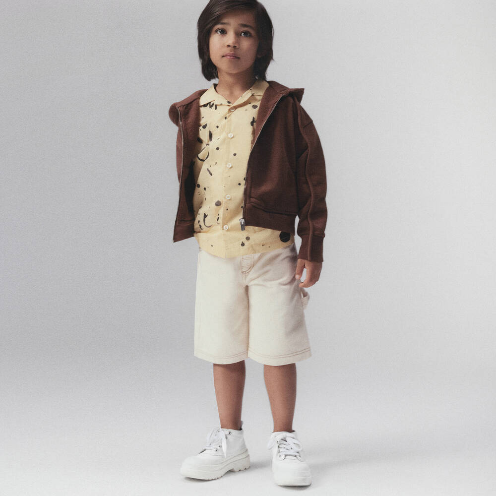 【関税＆送料込み】Jacquemus Boots White Leather Lace-Up Ankle Boots | Childrensalon Outlet