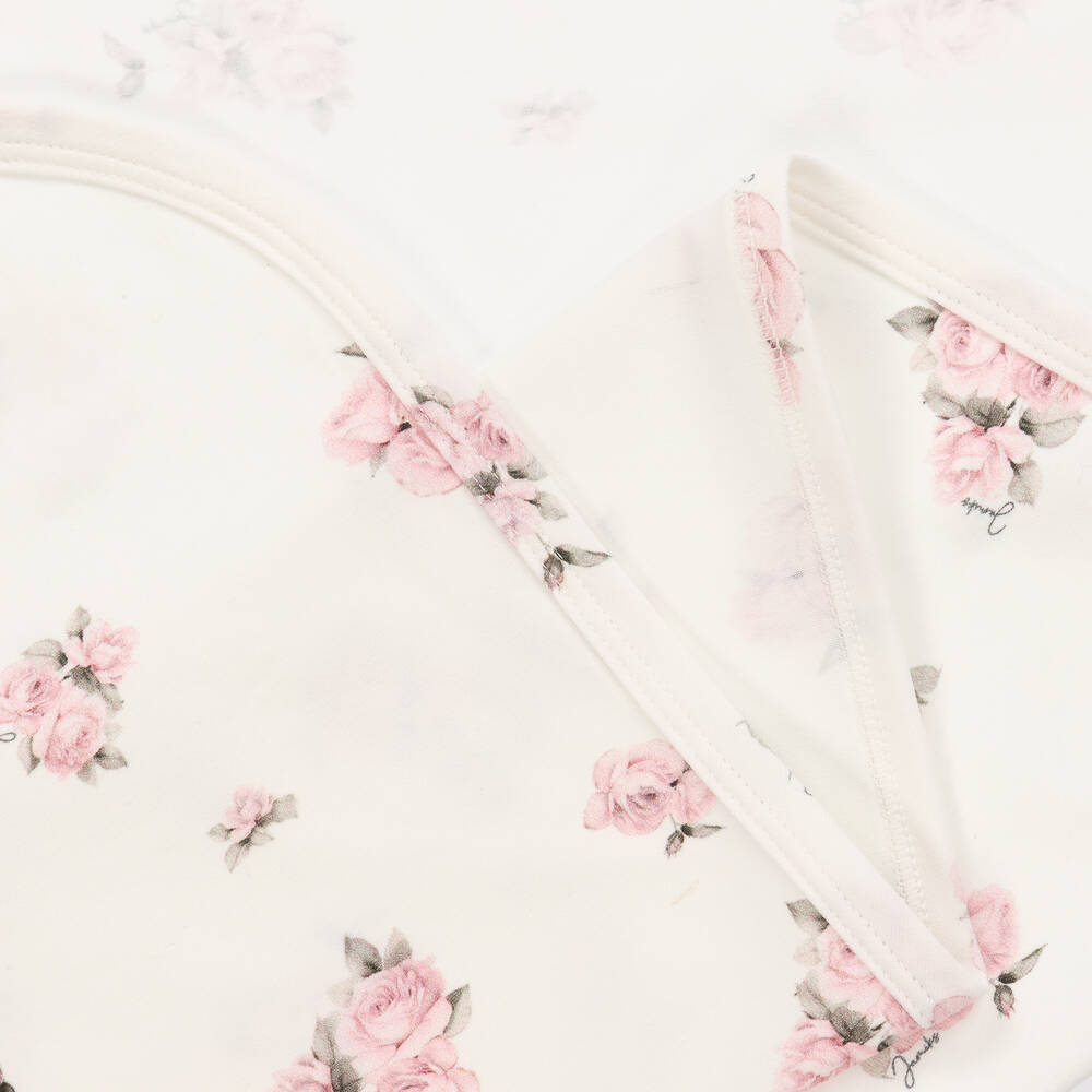 Jamiks-Кремовая хлопковая пеленка для малышек (100см) | Childrensalon Outlet