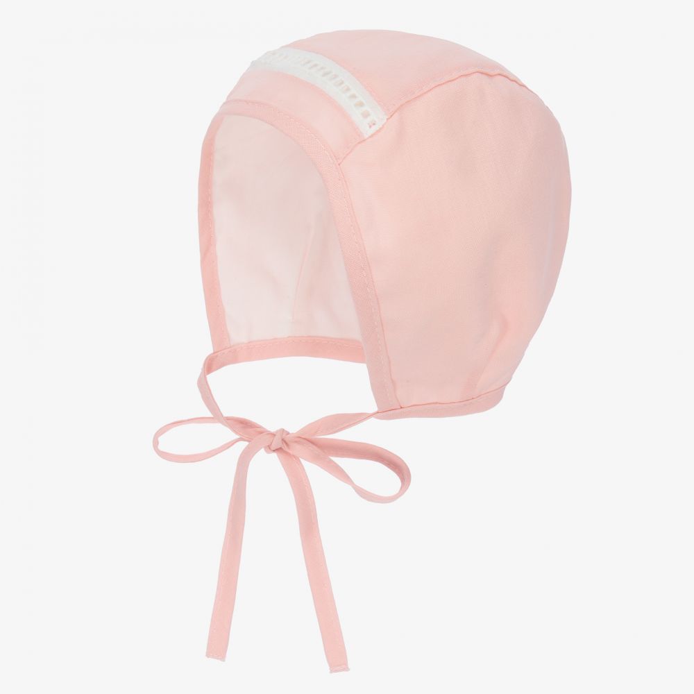 Jamiks-Розовый хлопковый чепец для малышек | Childrensalon Outlet