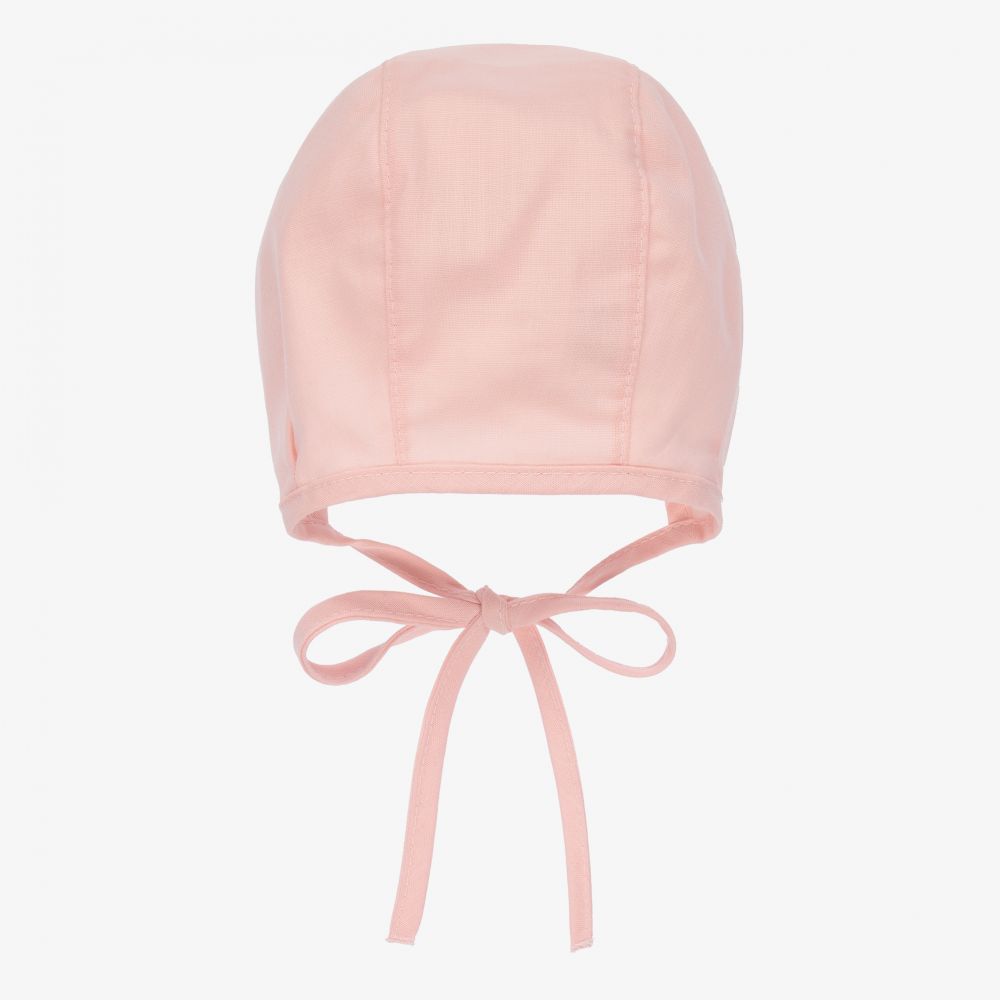 Jamiks-Розовый хлопковый чепец для малышек | Childrensalon Outlet