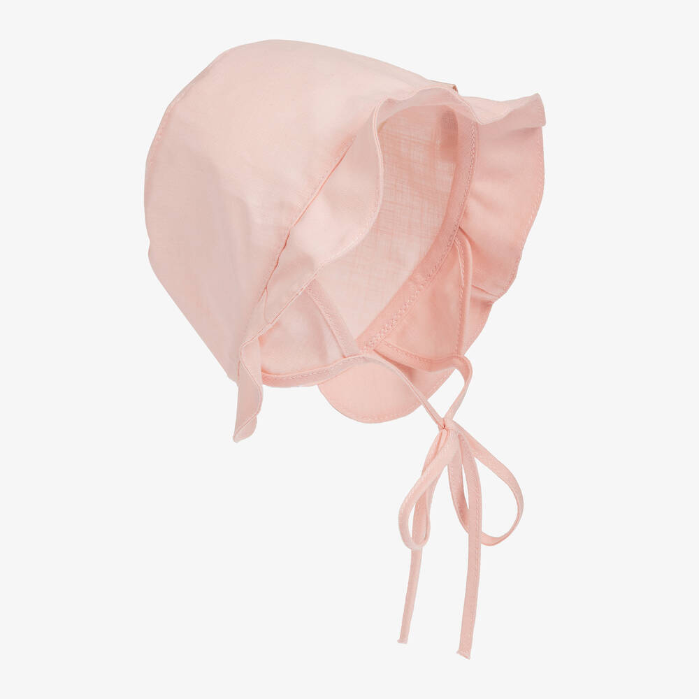 Jamiks - Chapeau rose en coton bio bébé | Childrensalon