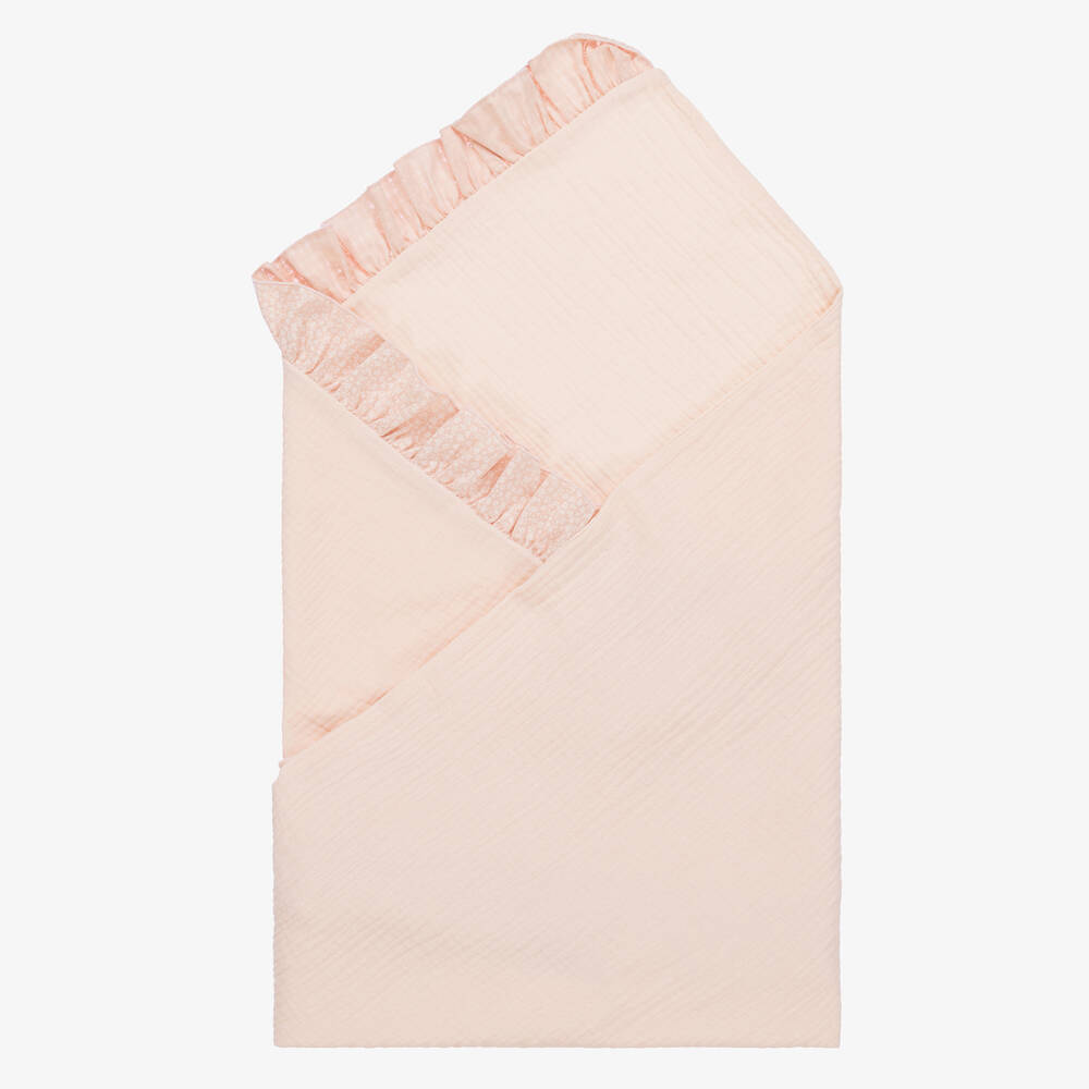 Jamiks-Розовая пеленка из органического хлопка для малышек (100см) | Childrensalon Outlet