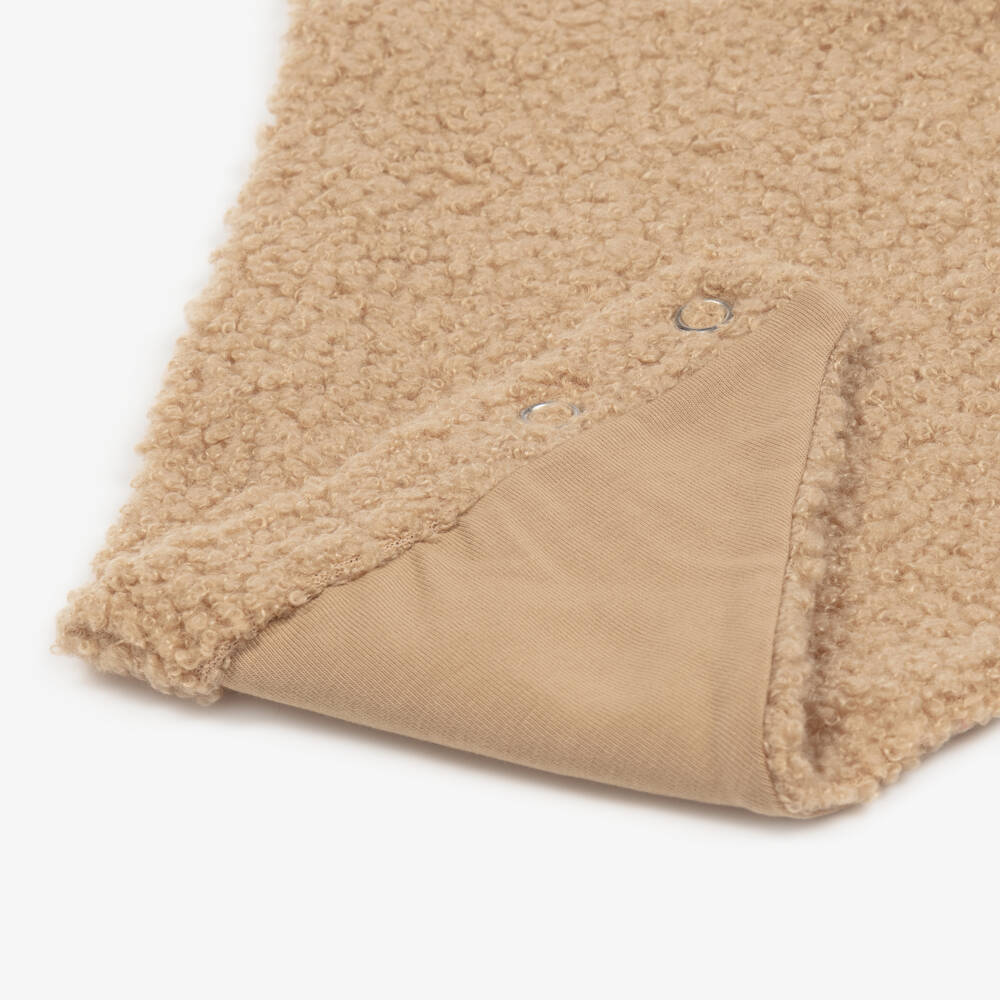 Jamiks-Beige Bouclé Baby Scarf | Childrensalon Outlet