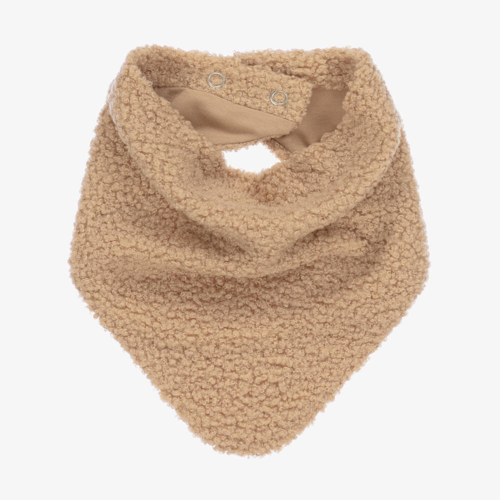 Jamiks-Beige Bouclé Baby Scarf | Childrensalon Outlet