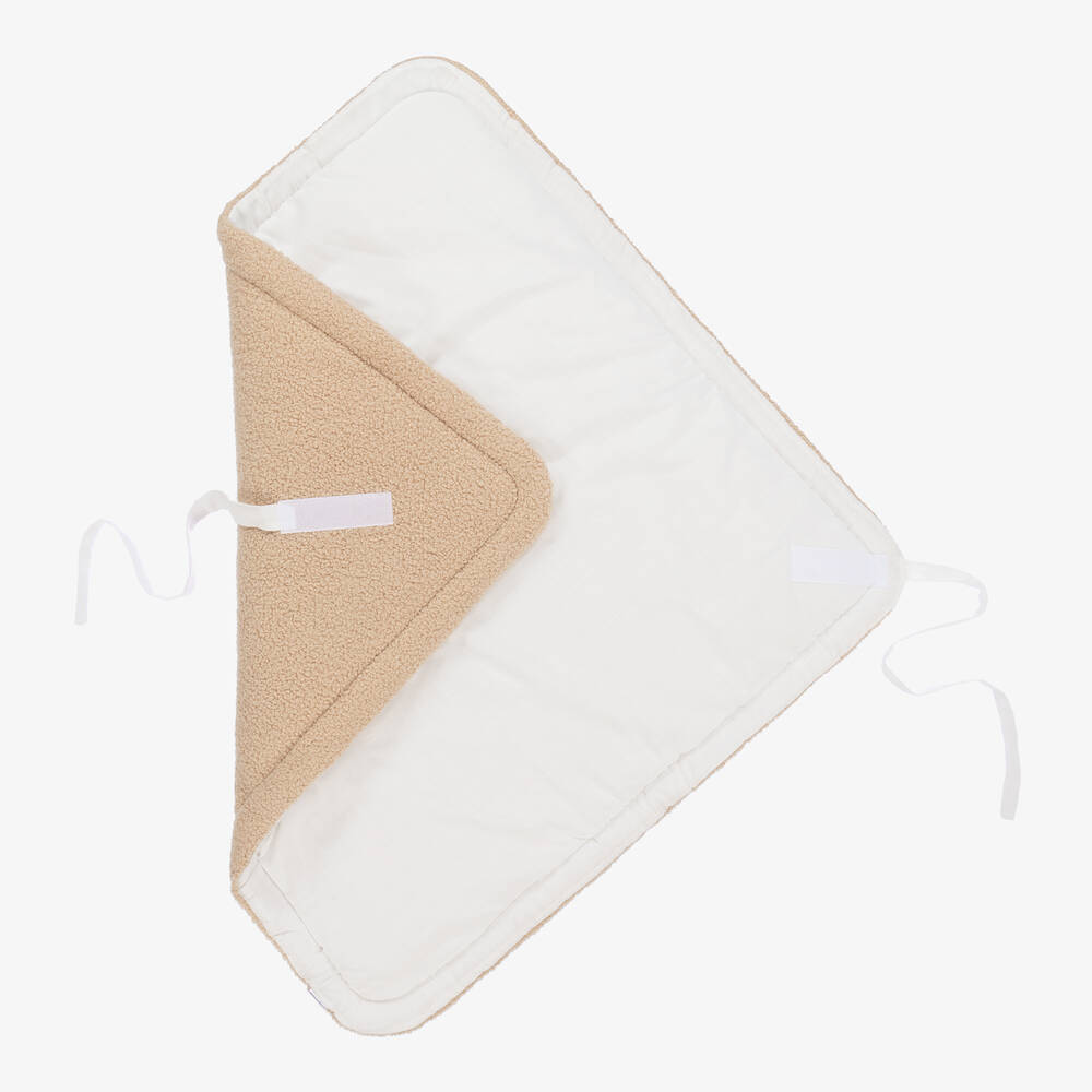 Jamiks-Beige Cotton Bouclé Fleece Nest (63cm) | Childrensalon Outlet
