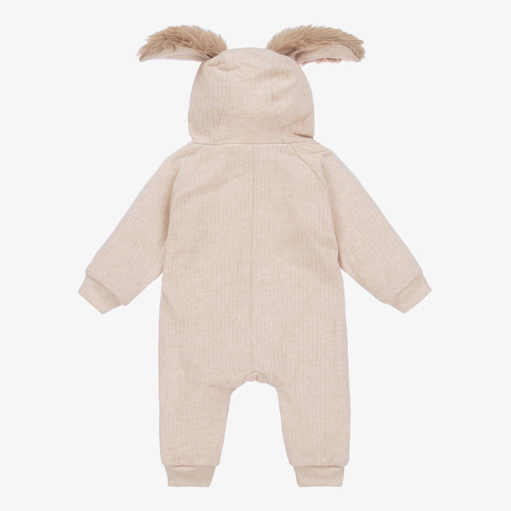 Jamiks-Бежевый комбинезон из джерси для коляски с ушками кролика | Childrensalon Outlet