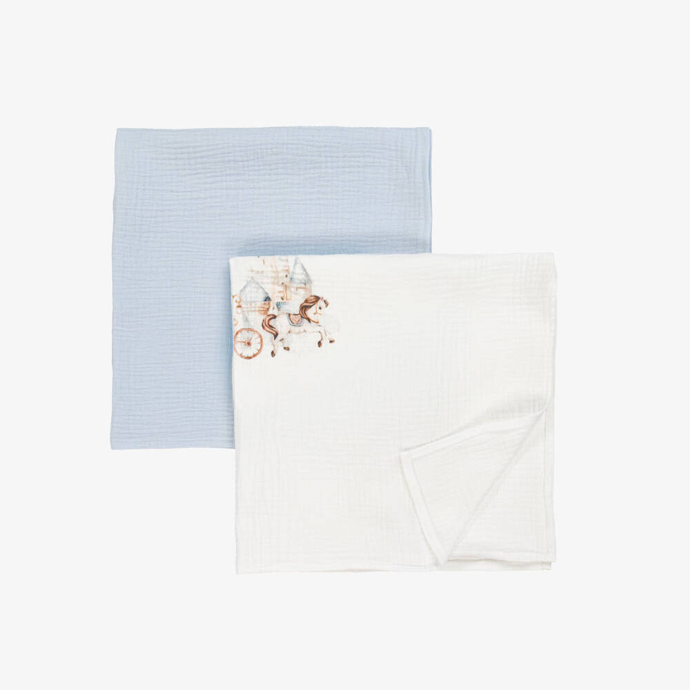 Jamiks-Boys' Azure Muslin & Clip Bundle | Childrensalon Outlet