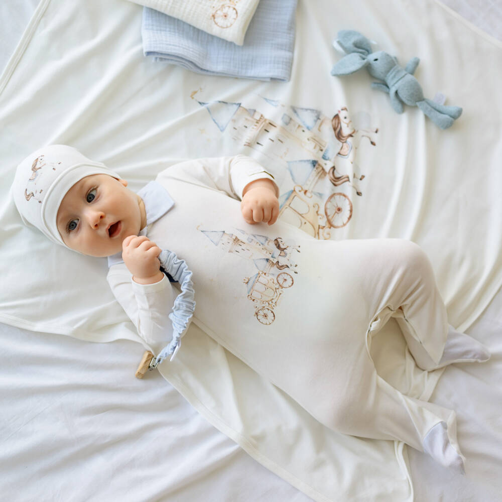 Jamiks-Boys' Azure Muslin & Clip Bundle | Childrensalon Outlet