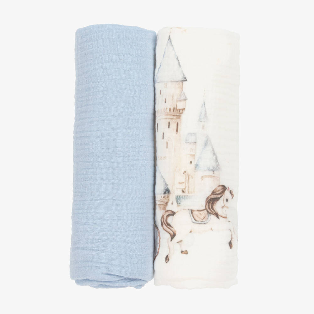 Jamiks-Boys' Azure Muslin & Clip Bundle | Childrensalon Outlet