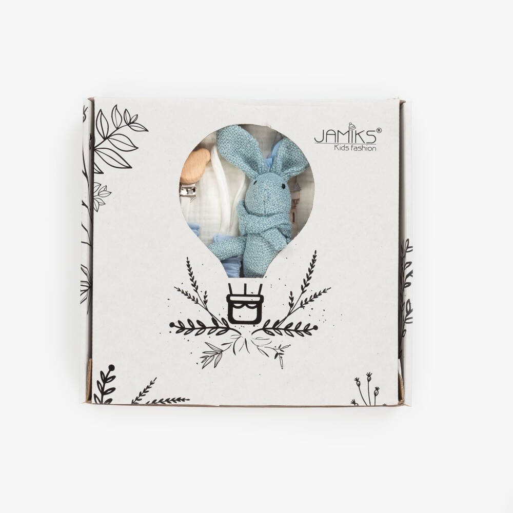 Jamiks-Boys' Azure Muslin & Clip Bundle | Childrensalon Outlet